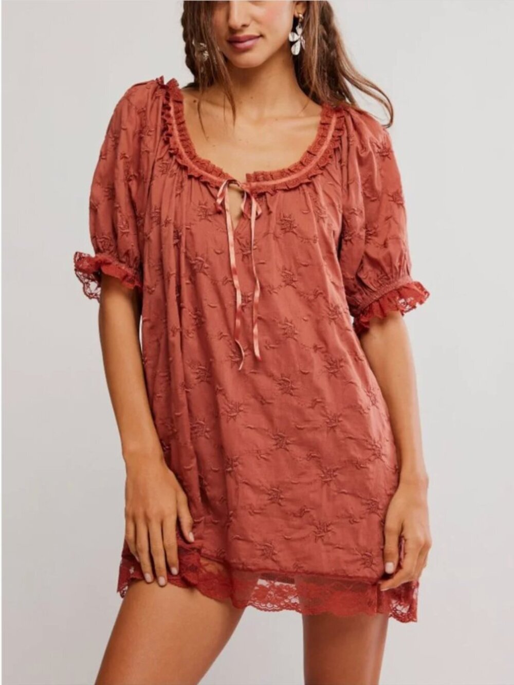 FREE PEOPLE NWT Juno Mini Dress / Canyon Sunset - Picture 5 of 8
